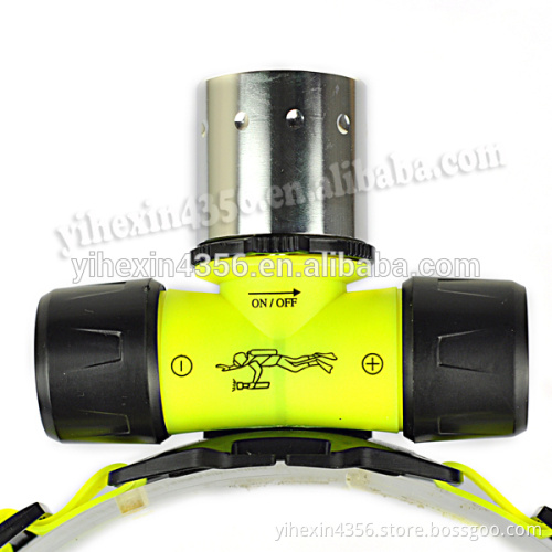 Summer Diving Equipment 1200Lumen IP68 Waterproof Diving Headlamp